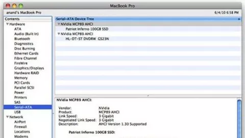 Supporto parziale a TRIM SSD nei nuovi MacBook Pro 13