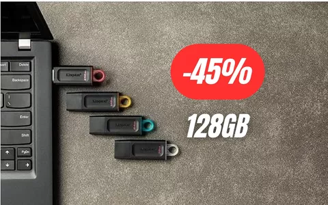 Pennetta USB Kingston da 128GB al 45% di sconto su Amazon