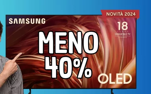 Samsung OLED TV  fascia alta col maxi sconto Amazon!