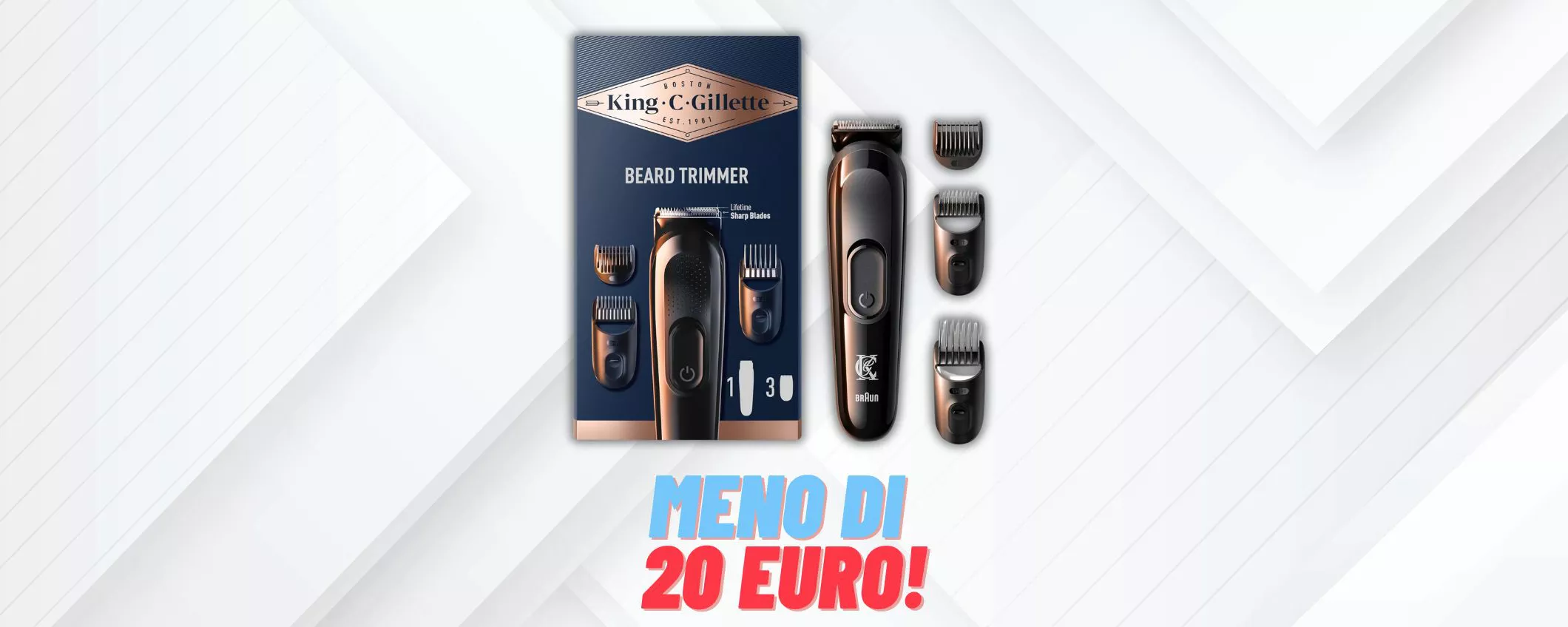 King C. Gillette Kit REGALATO a MENO di 20€ in sconto del 39%