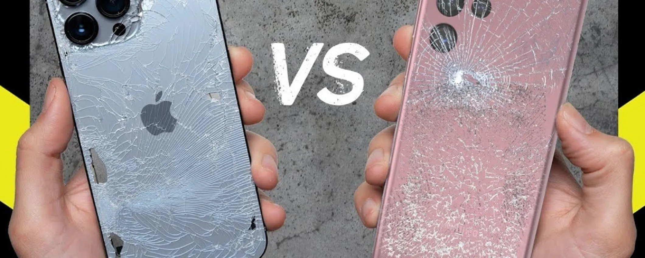 iPhone 13 è più resistente dei Galaxy S22 di Samsung: il drop test