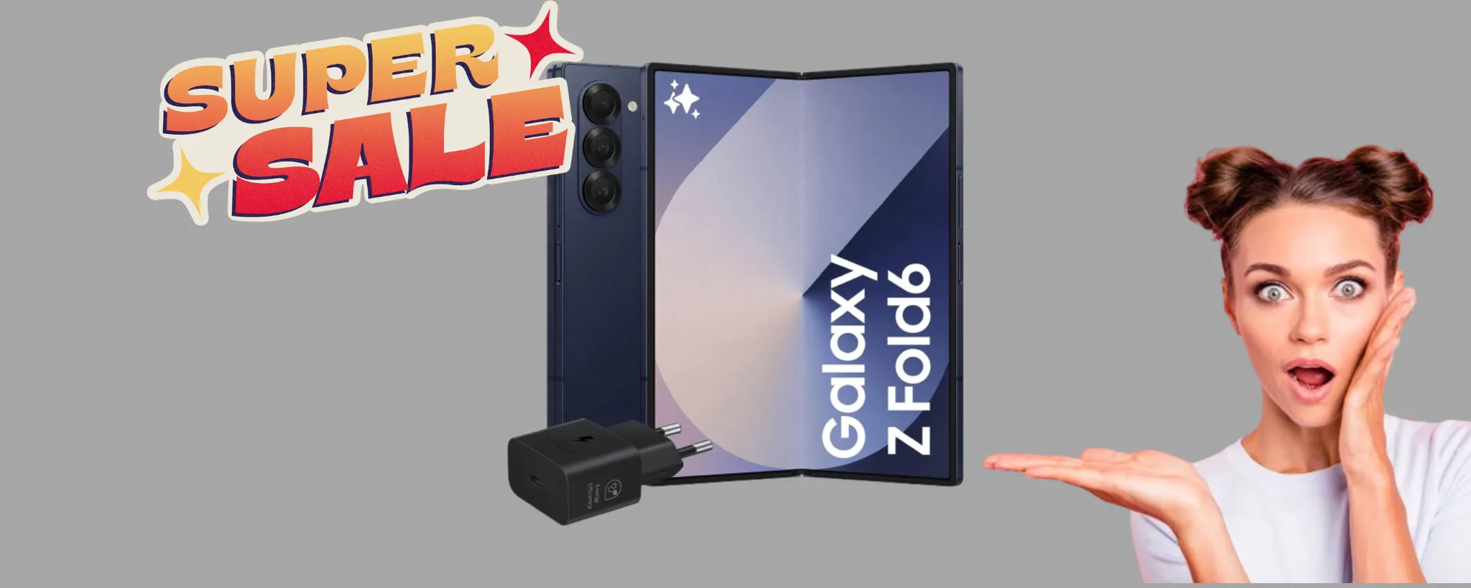 Samsung Galaxy Z Fold6: oggi risparmi più di 550€ con la mega offerta Amazon