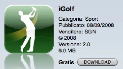 iGolf: mettete alla prova il vostro swing