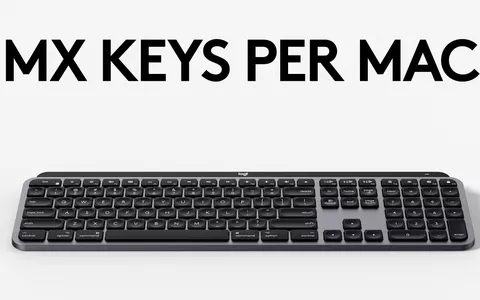 Logitech MX Keys per Mac: la tastiera wireless è in SUPER SCONTO (-41%)