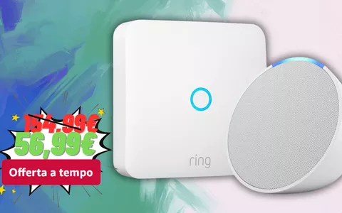 Echo Pop + Ring Intercom: se li prendi insieme risparmi QUASI 100€ (ancora per poco)