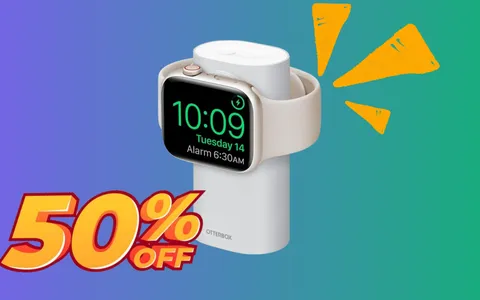 Powerbank per Apple Watch: SCONTO PAZZESCO del 50%, oggi a solo 24,97€!