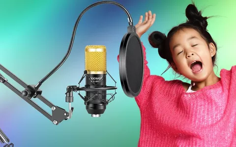 Microfono professionale, prezzo che PRECIPITA: canta, doppia e parla (29€)