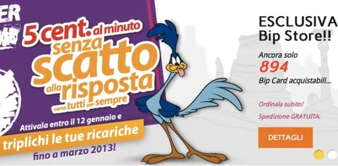 Bip Super 5: chiami tutti a 5 centesimi al minuto
