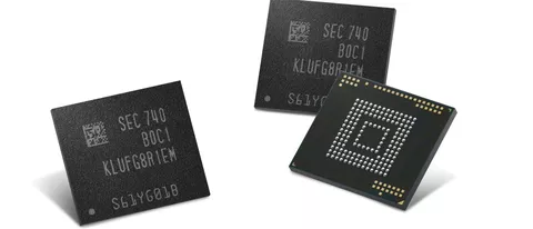 Chip eUFS da 512 GB, Samsung avvia la produzione