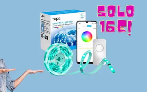 Striscia LED Smart con più di 16 milioni di colori a soli 16€ su Amazon