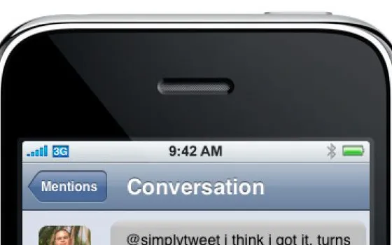 SimplyTweet per iPhone dà più valore alle conversazioni su Twitter