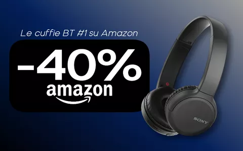 Sony WH-CH510: le cuffie Bluetooth #1 su Amazon SCONTATE del 40%