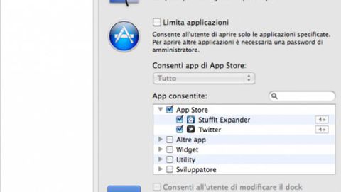 Mac App Store: integrazione con Controlli Censura