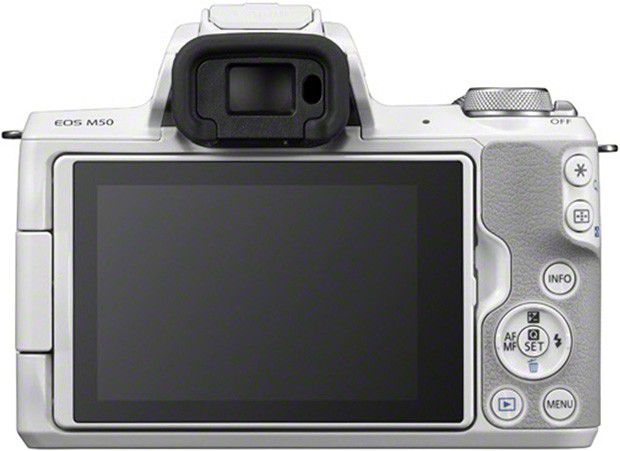Canon EOS M50: il layout dei comandi