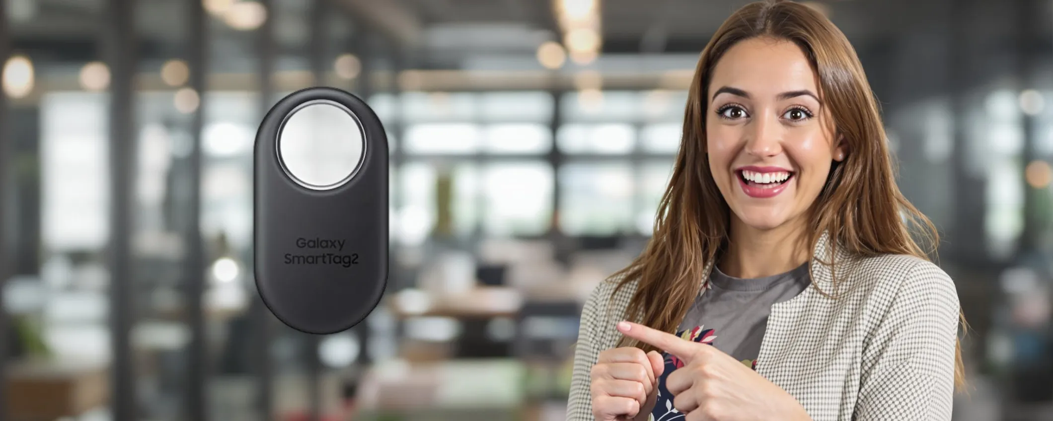 Samsung Galaxy SmartTag2: localizzatore Bluetooth scontatissimo al 41% (tuo a soli 23€)