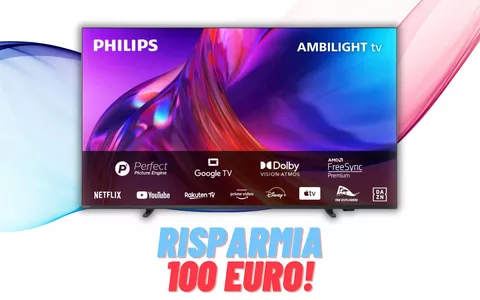 Risparmia 100 EURO sulla TV migliore: Philips TV 43