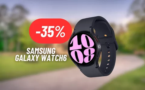 Galaxy Watch6: lo smartwatch Samsung DEFINITIVO al 35% di sconto su Amazon