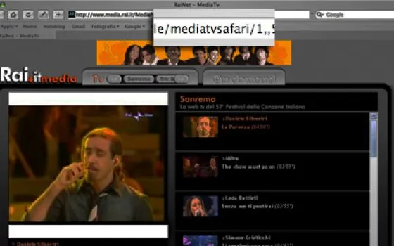 La RAI scopre il Mac, grazie a Sanremo