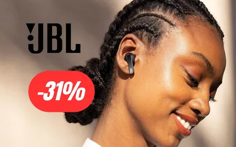 Cuffie bluetooth JBL: cancellazione rumore e 40 ore di batteria (-31%)