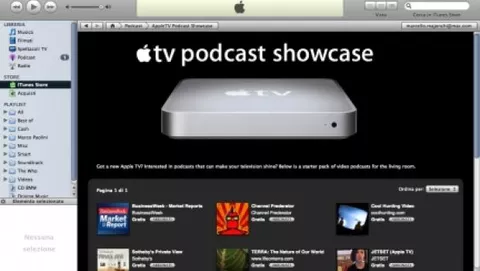 Podcast per Apple TV su iTunes Store