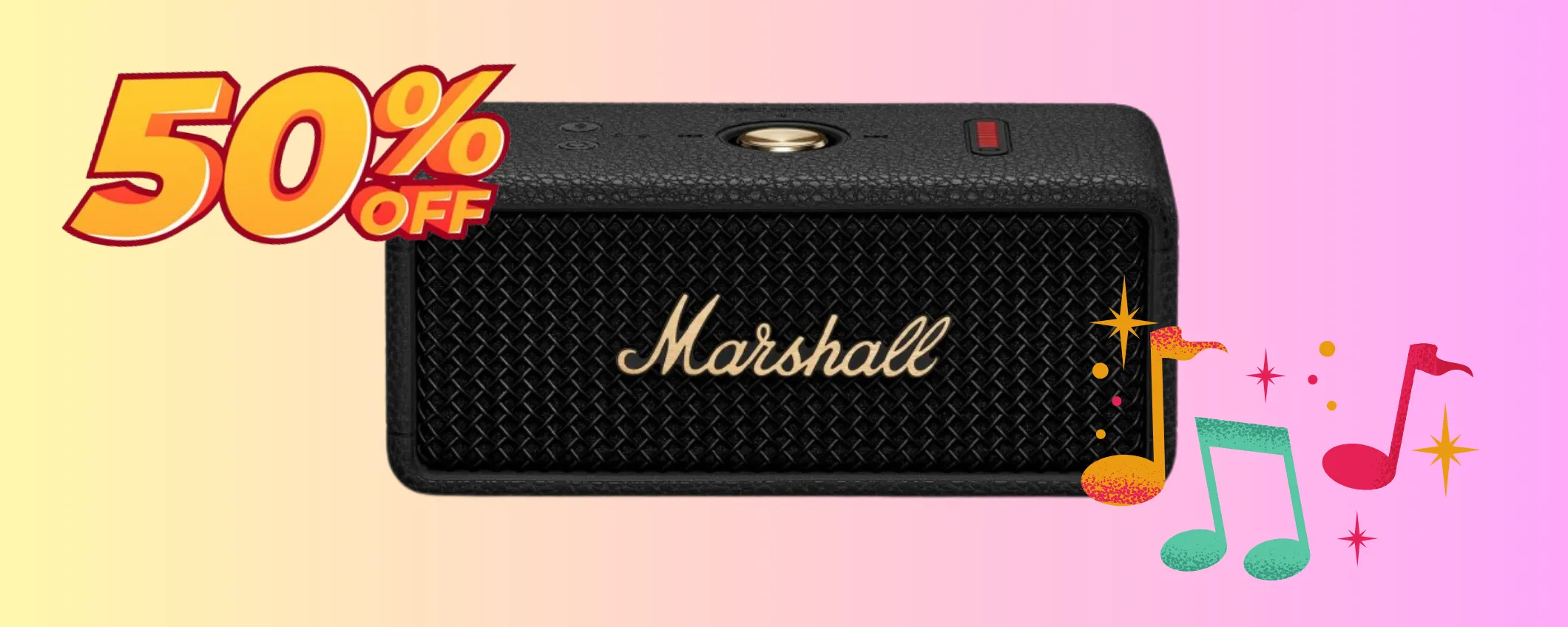 Marshall Emberton II a metà prezzo: SCONTO del 50% sullo speaker dei tuoi sogni!