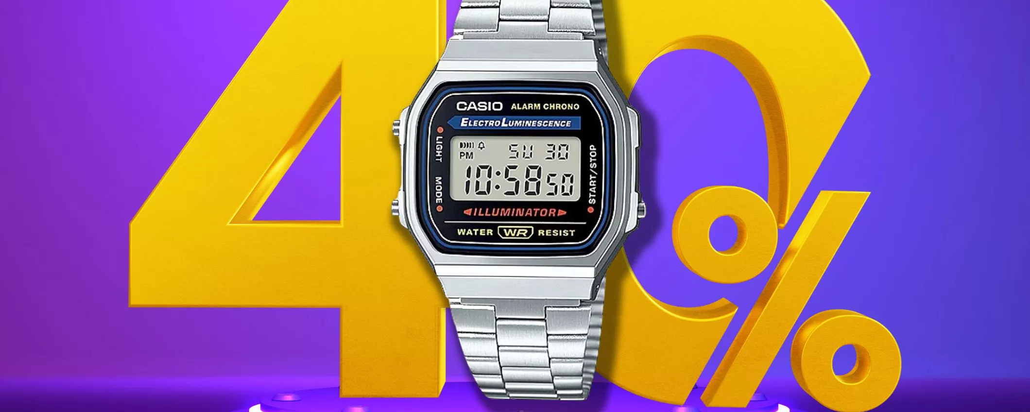 Orologio Casio Illuminator Vintage: Un Classico Moderno a Prezzo Imbattibile su Amazon!