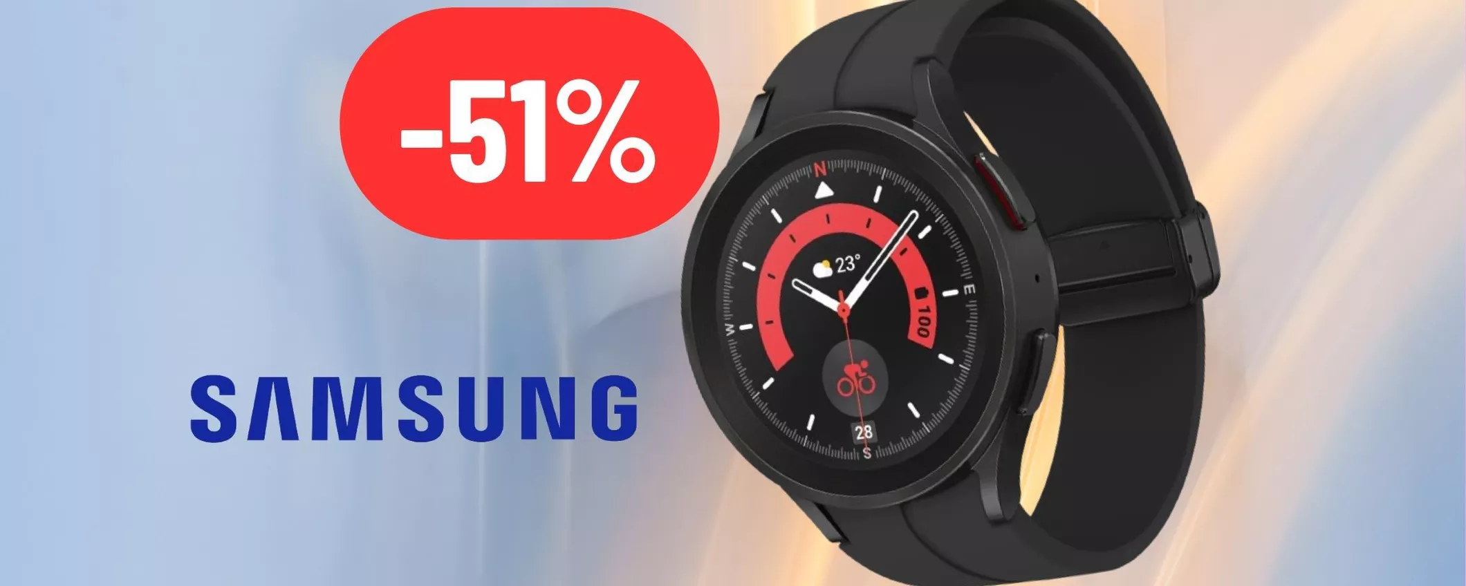 Samsung Galaxy Watch5 Pro: smartwatch eccellente a più della metà del prezzo