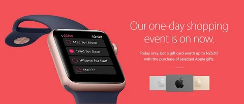 Apple: solo gift card per il Black Friday