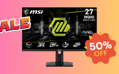 Metà prezzo per il Monitor Gaming da 27