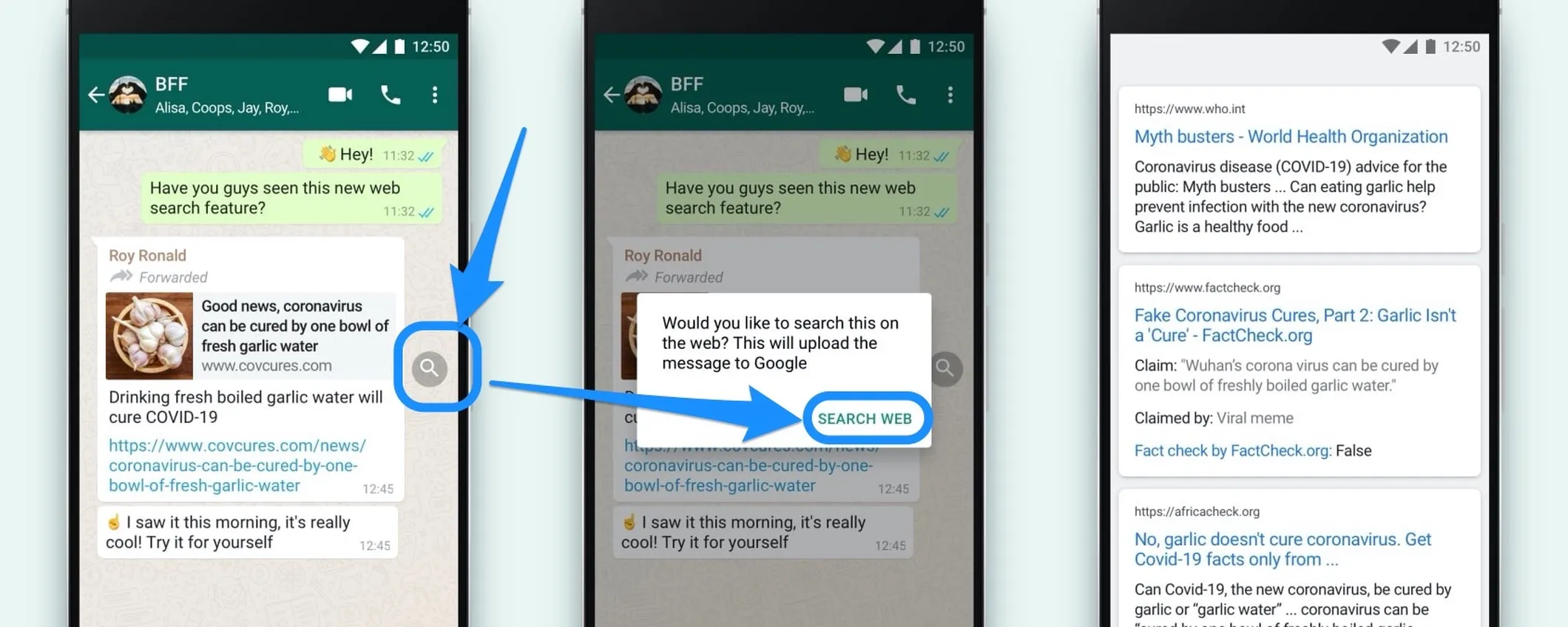 WhatsApp, verificare fakenews e bufale su iPhone