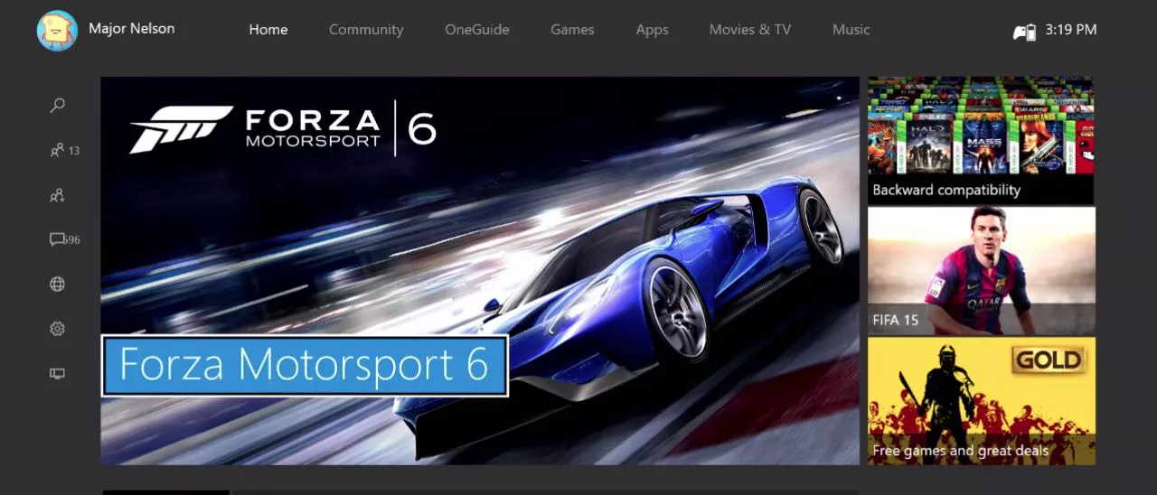 Xbox One, uno sguardo a Windows 10