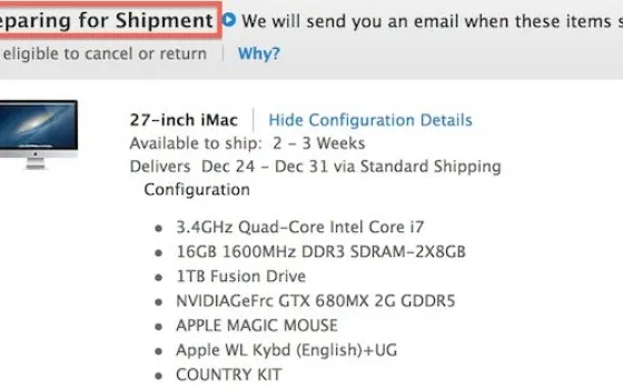 I primi iMac 27