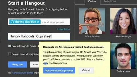 Google+, Hangouts On Air per tutti