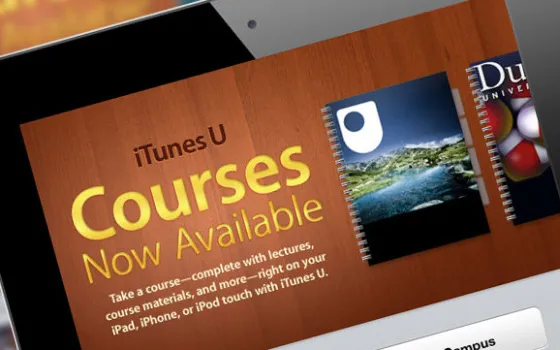 Aggiornamento iTunes U: creazione corsi e discussioni con gli studenti