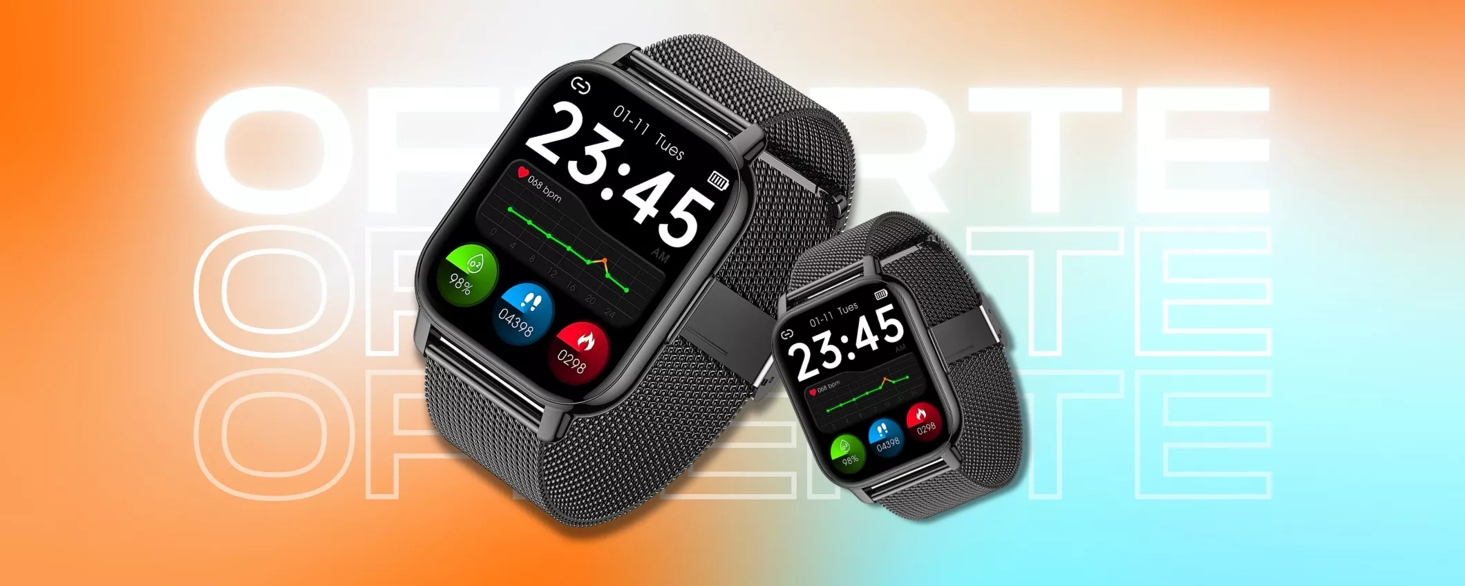 SOLO 29€ per uno smartwatch BRUTALE, chiamate Bluetooth e tanto altro