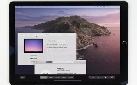Apple Sidecar: iPad fa da display, tavoletta grafica e Touch Bar