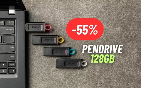 128GB di storage con la PenDrive Kingston ad un PREZZO CLAMOROSO
