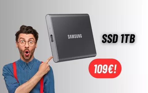 Porta a spasso 1TB di storage con l'SSD esterno Samsung in maxi offerta (-32%)