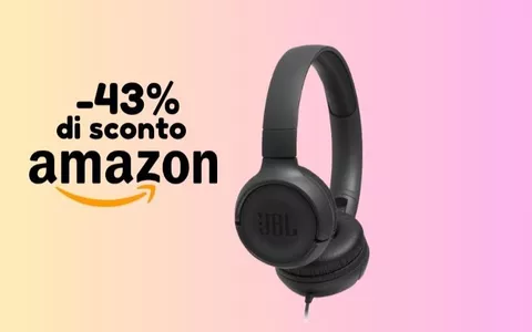 SCONTATISSIME: cuffie JBL Tune 500 on ear a MENO di 17 euro su Amazon!