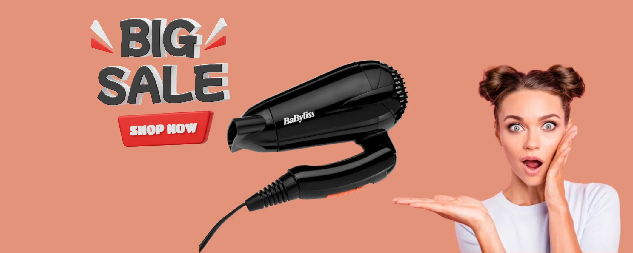 Asciugacapelli da Viaggio BaByliss a quasi metà prezzo: lo paghi solo 15€