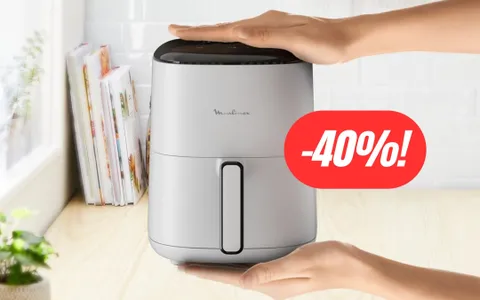 Cucina senza olio con la friggitrice ad aria in SCONTO del 40%
