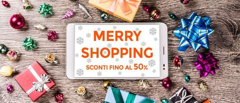 Unieuro Merry Shopping, sconti sino al 50%