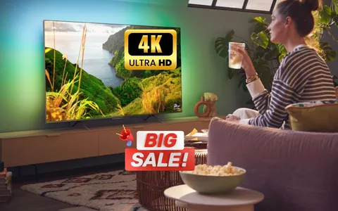 Televisore 4K Philips Ambilight: prezzo IMBATTIBILE per la Black Week!