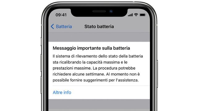 Ricalibrazione Batteria iOS 14.5