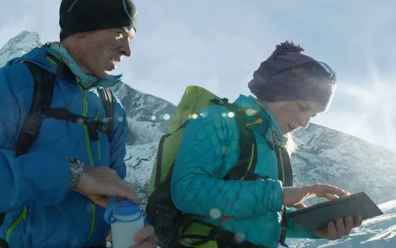 Your Verse, Apple pubblica una pagina su iPad e alpinismo