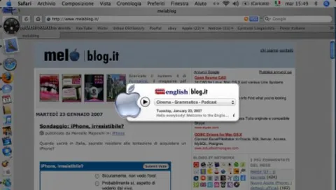 Widget per seguire i podcast di english|blog