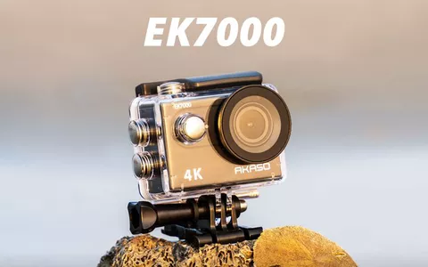 Action Cam AKASO EK7000 IMPERMEABILE e POTENTE offertona su Amazon (59€)