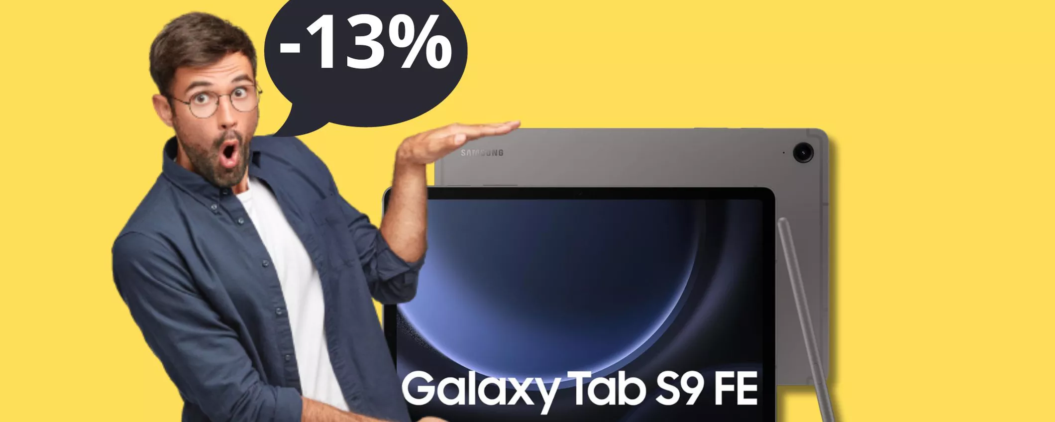 Samsung Galaxy Tab S9 FE: il potentissimo tablet è sceso di prezzo, meglio sbrigarsi!