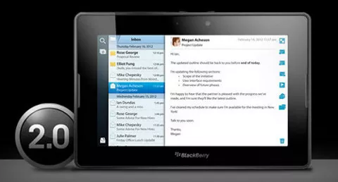 BlackBerry annuncia PlayBook OS 2