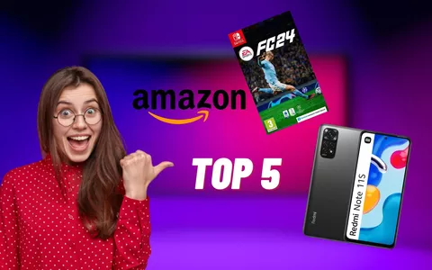 Amazon: la top 5 delle migliori offerte di oggi